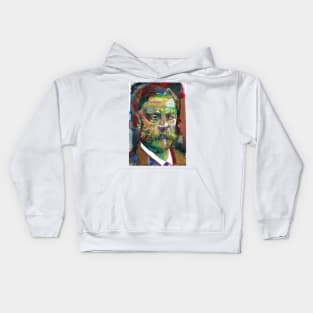 SIGMUND FREUD - watercolor portrait .7 Kids Hoodie